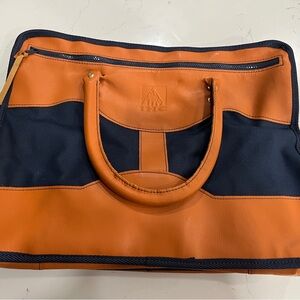 Orange and Black Tote Bag